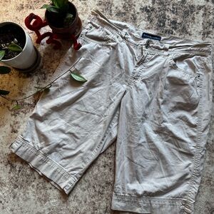 Bandolino Light Gray Men's Flat Front Shorts